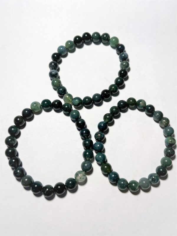 Agat Moss Armband (8 mm)