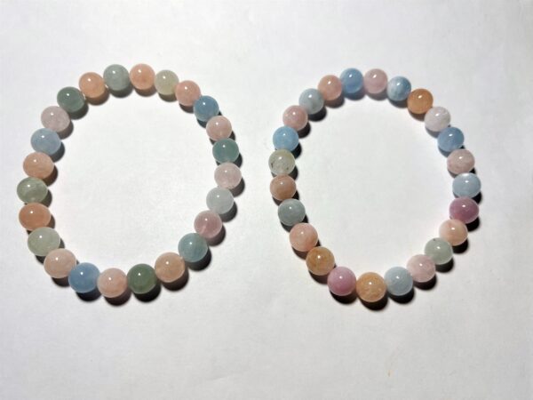 Morganit Mix Armband (8 mm)