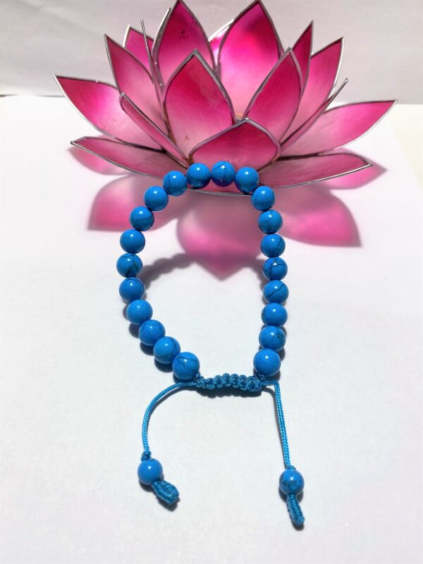 Turkos Armband (8 mm) "Lucky Charm"