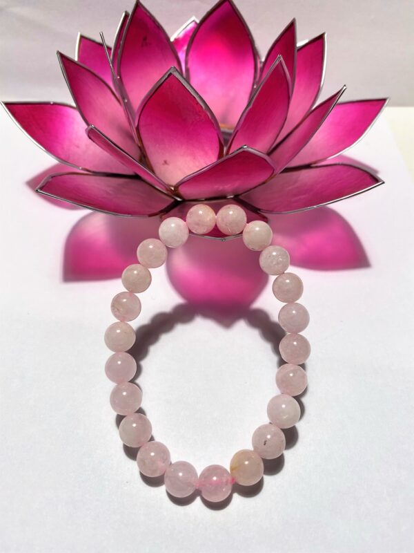 Morganit Armband (8 mm) Rosa