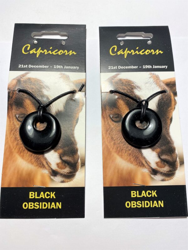 Donut - Svart Obsidian