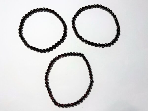 Granat - Röd Armband (4 mm)