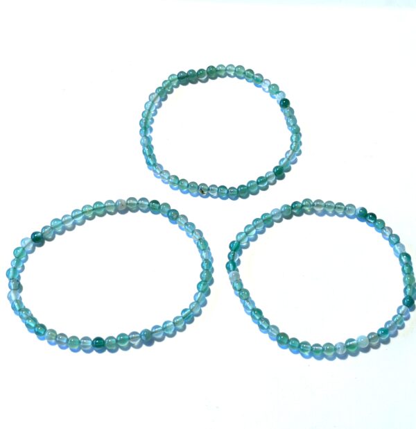 Agat Armband (4 mm) Grön