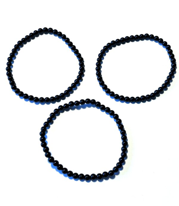 Onyx Svart - Armband (4 mm)